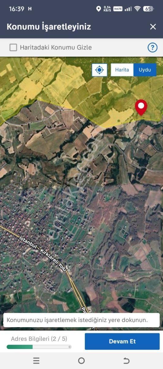 Tekirdağ Saray B Yoncalıda Satılık 326 M2 İmarlı Arsa - Görsel 2