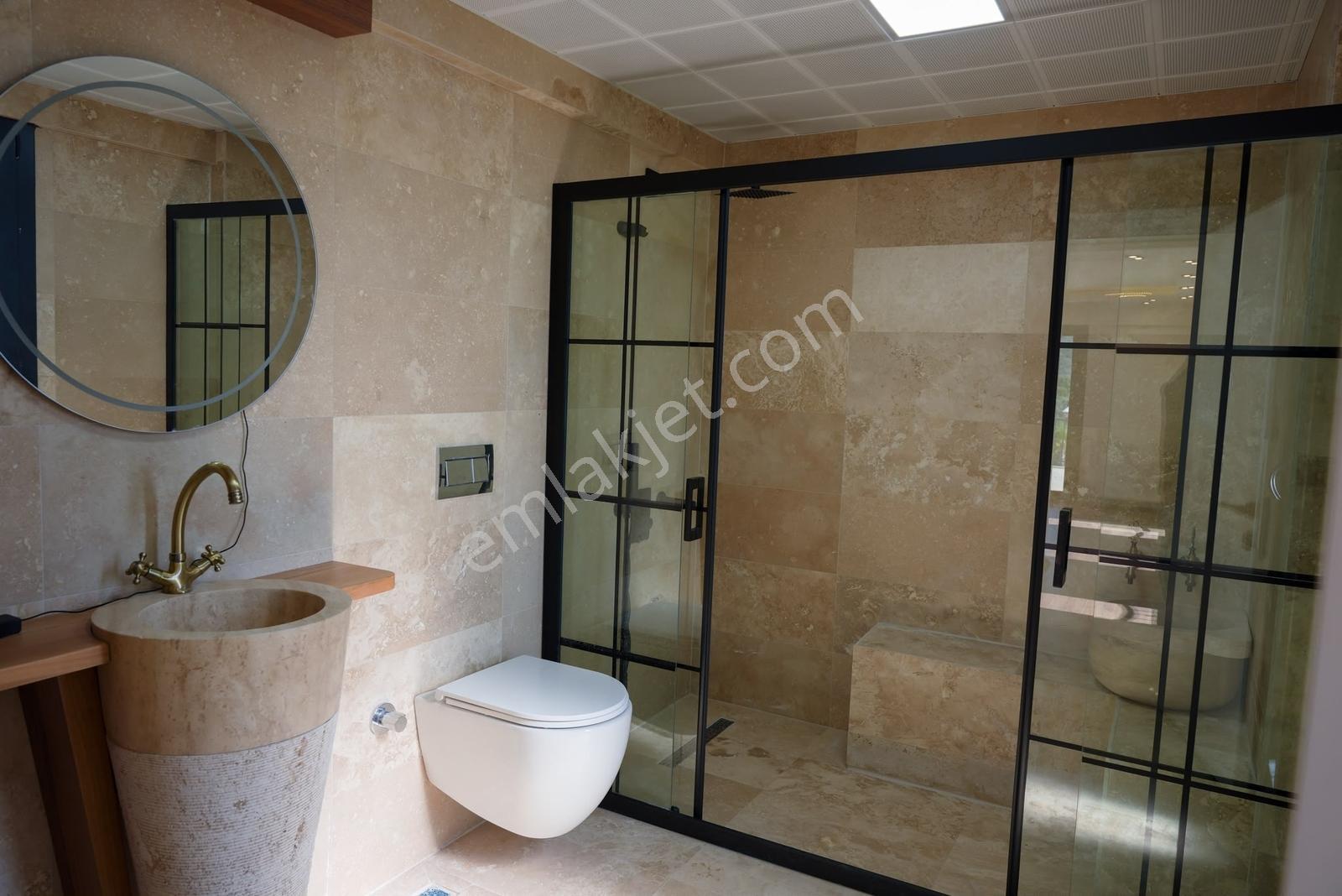 Torbalı Dirmil'de 5306m2 Arsa Üzerinde 450m2 Havuzlu Taş Villa - Görsel 25
