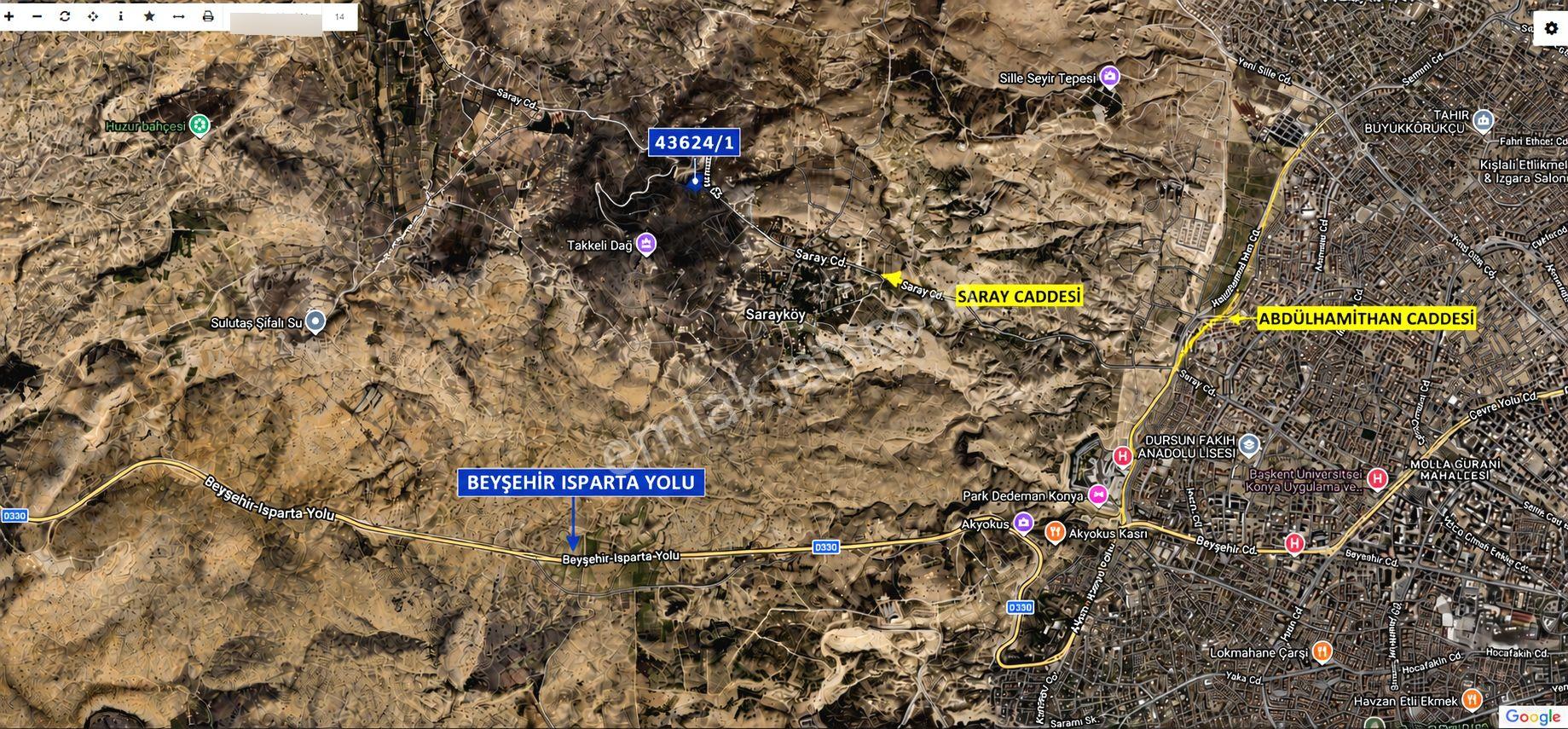 Sarayköy'de Kaçmaz Fırsat ! Şehir Manzaralı, İmar Beklentisi Olan Emsalsiz Orjinal Parsel - Görsel 9