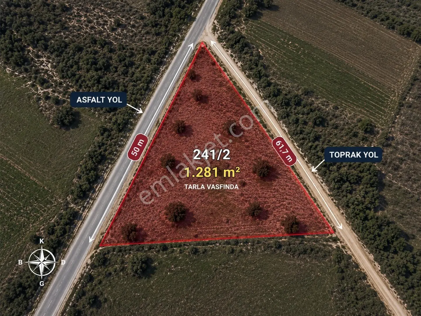 Ege'nin Saklı Köşesi | Milas/akkovanlık |2 Yol Cepheli | 1.281 M - Görsel 7