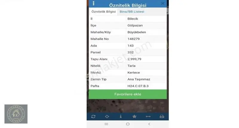 Bilecik Gölpazarında Kadastrol Yol Cepheli 3 Dönüm Arazi - Görsel 4
