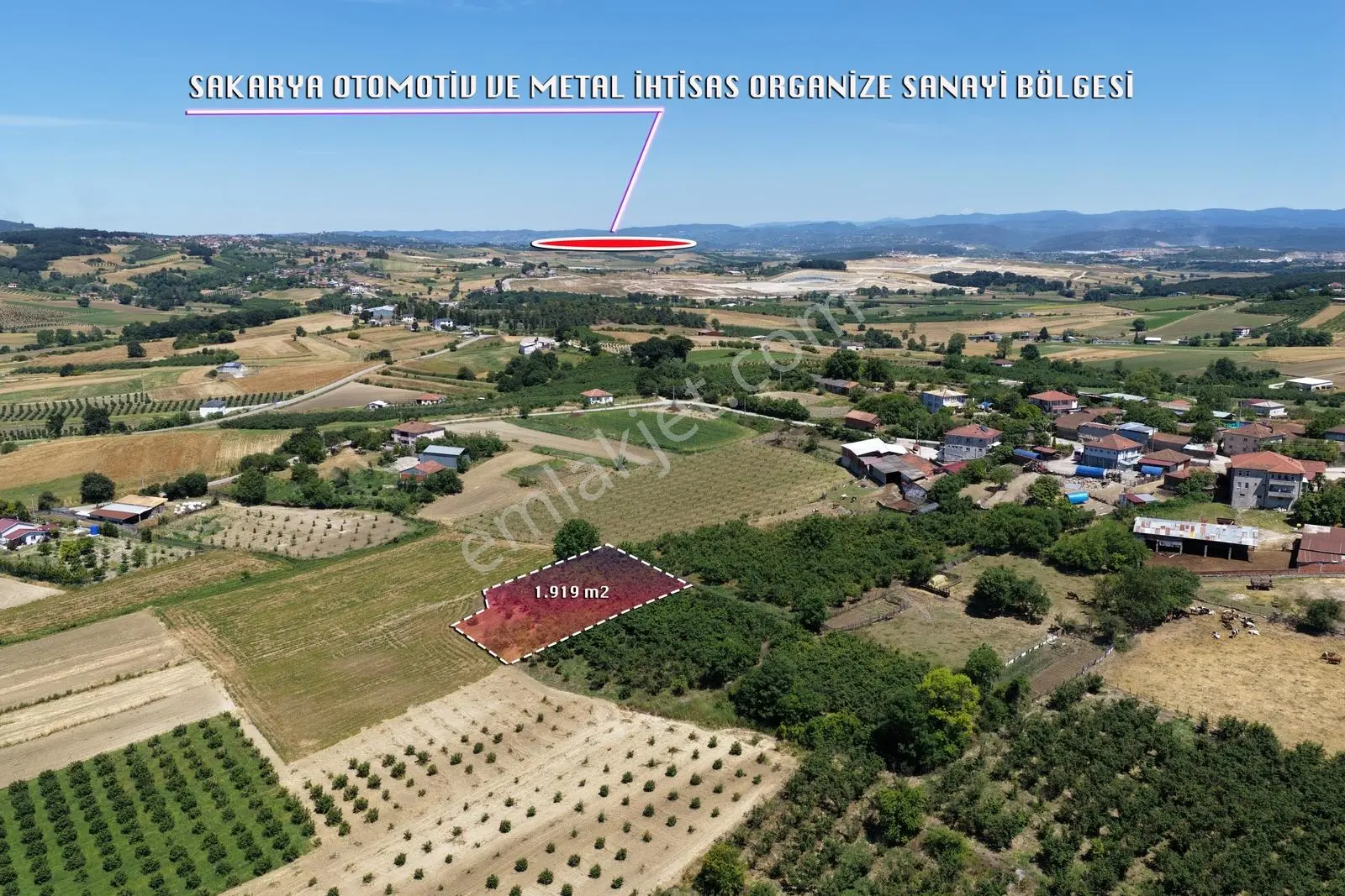 Mega O.s.b Yakınında Güzel Konumda 2 Dönüm Fındık Bahçesi - Görsel 2
