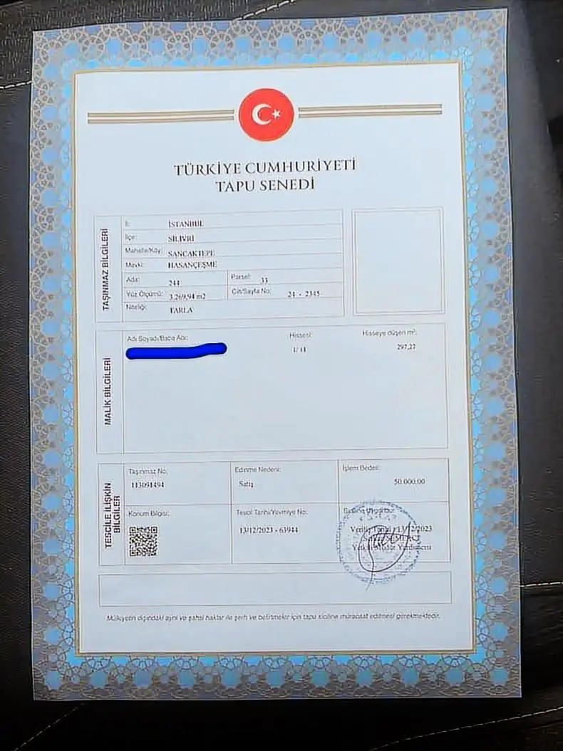 Istanbul Silivri Sancaktepe İmarlı İfrazlı 297m2 Satılık Arsa - Görsel 2