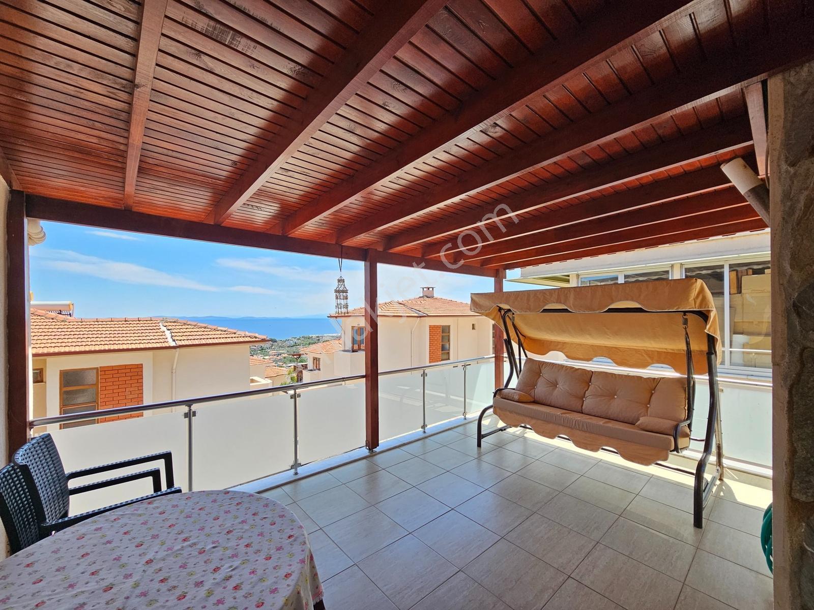 ▀▄ Küçükkuyu Satılık Emsalsiz 4+1 Full Deniz Manzaralı Villa - Görsel 27