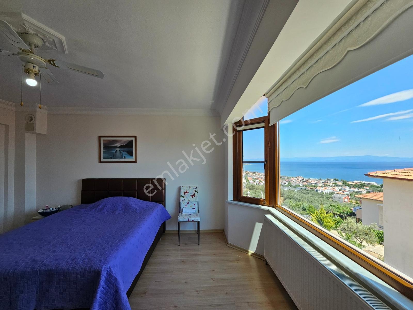 ▀▄ Küçükkuyu Satılık Emsalsiz 4+1 Full Deniz Manzaralı Villa - Görsel 30