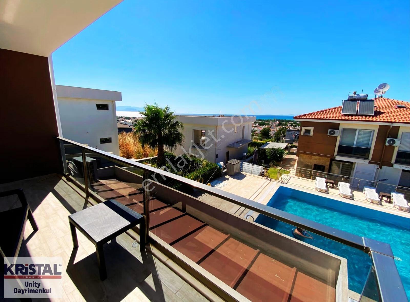 Kuşadası Soğucakta Deniz Manzaralı Satılık 4+1 Villa - Görsel 23