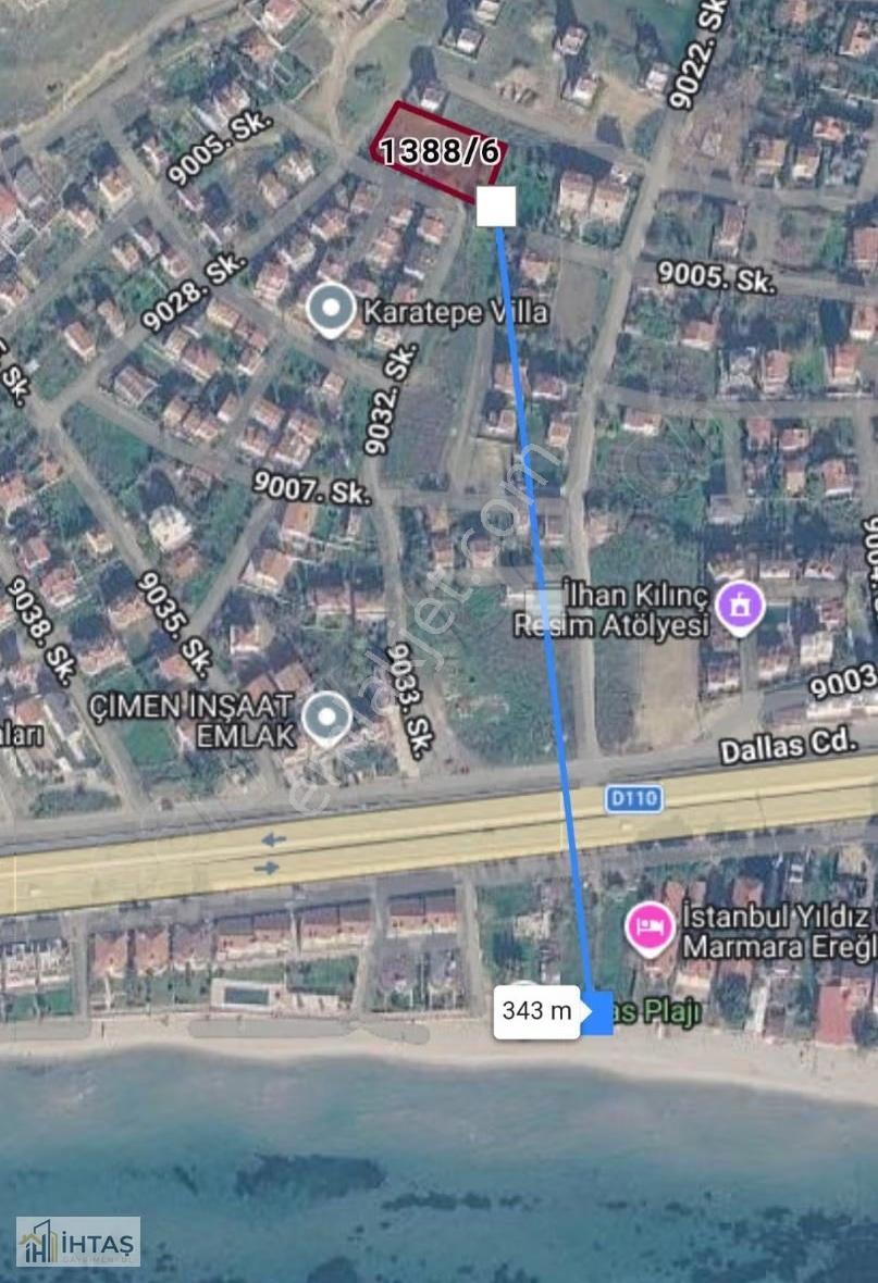 Marmara Ereğlisinde 1280 M2 6 Villalık Kupon Arsa - Görsel 2