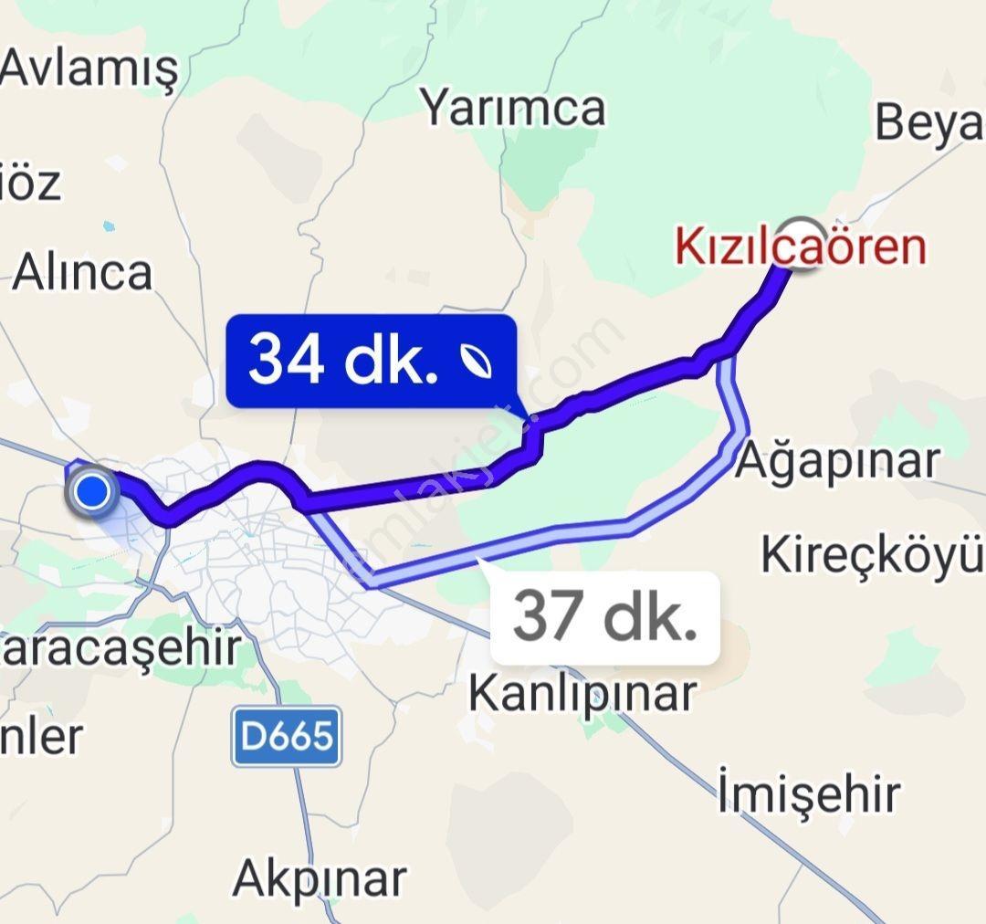 Kaymen Emlak Satılık Tepebaşı Kızılcaören 8225 M2 Köyyanı Tarla - Görsel 3