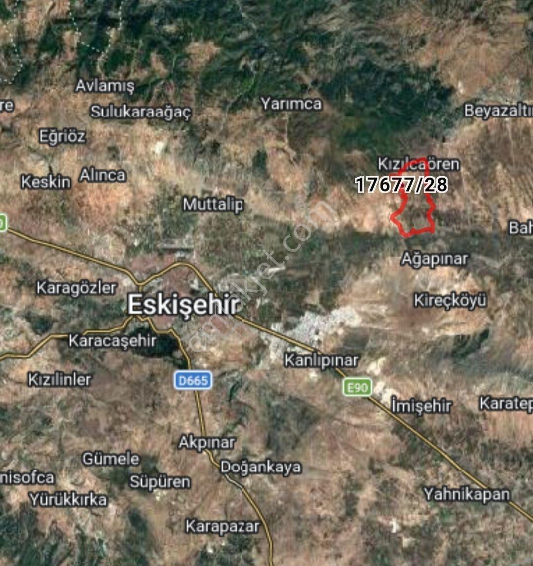 Kaymen Emlak Satılık Tepebaşı Kızılcaören 8225 M2 Köyyanı Tarla - Görsel 4