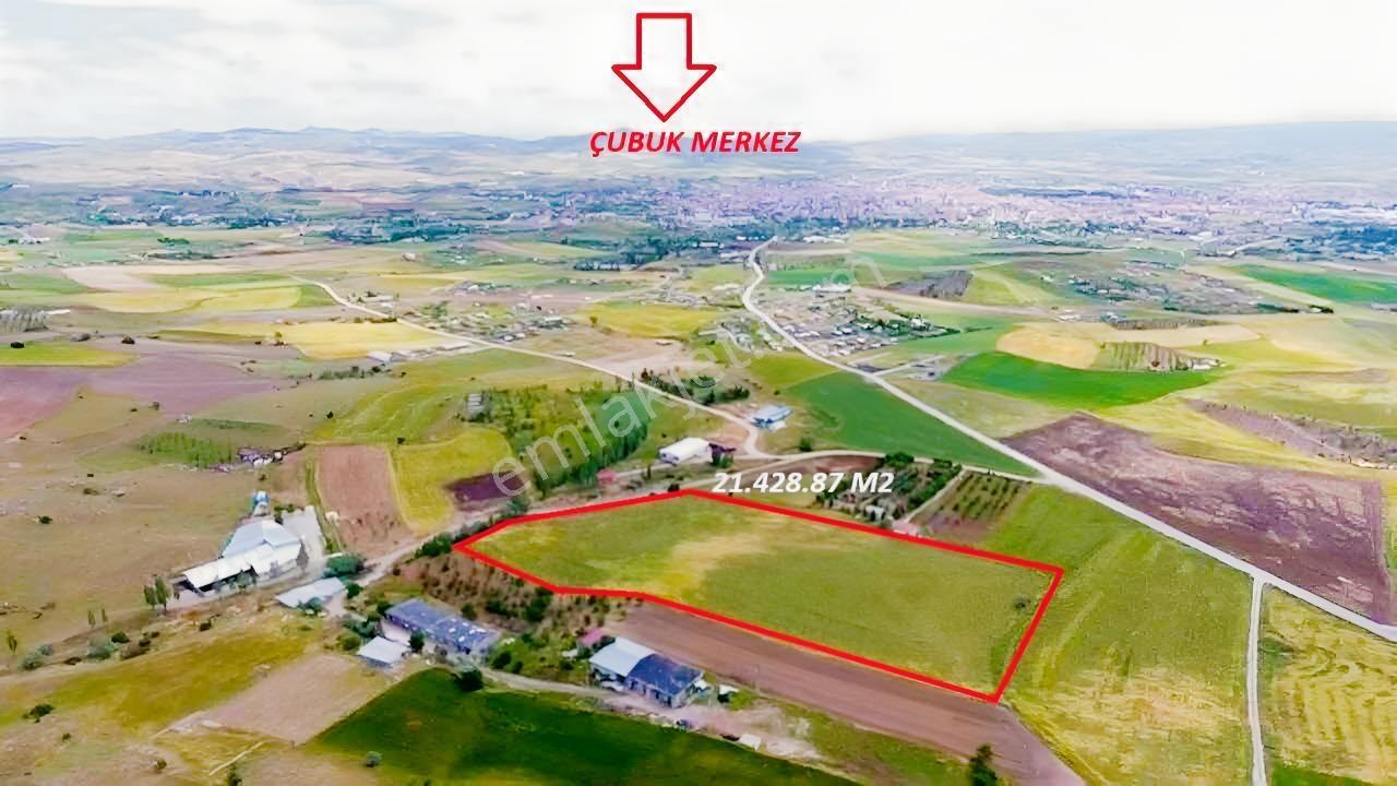 /lider'den/ Çubuk Gökçedere Mah 21.428 M2 Tek Tapu Tarla/
