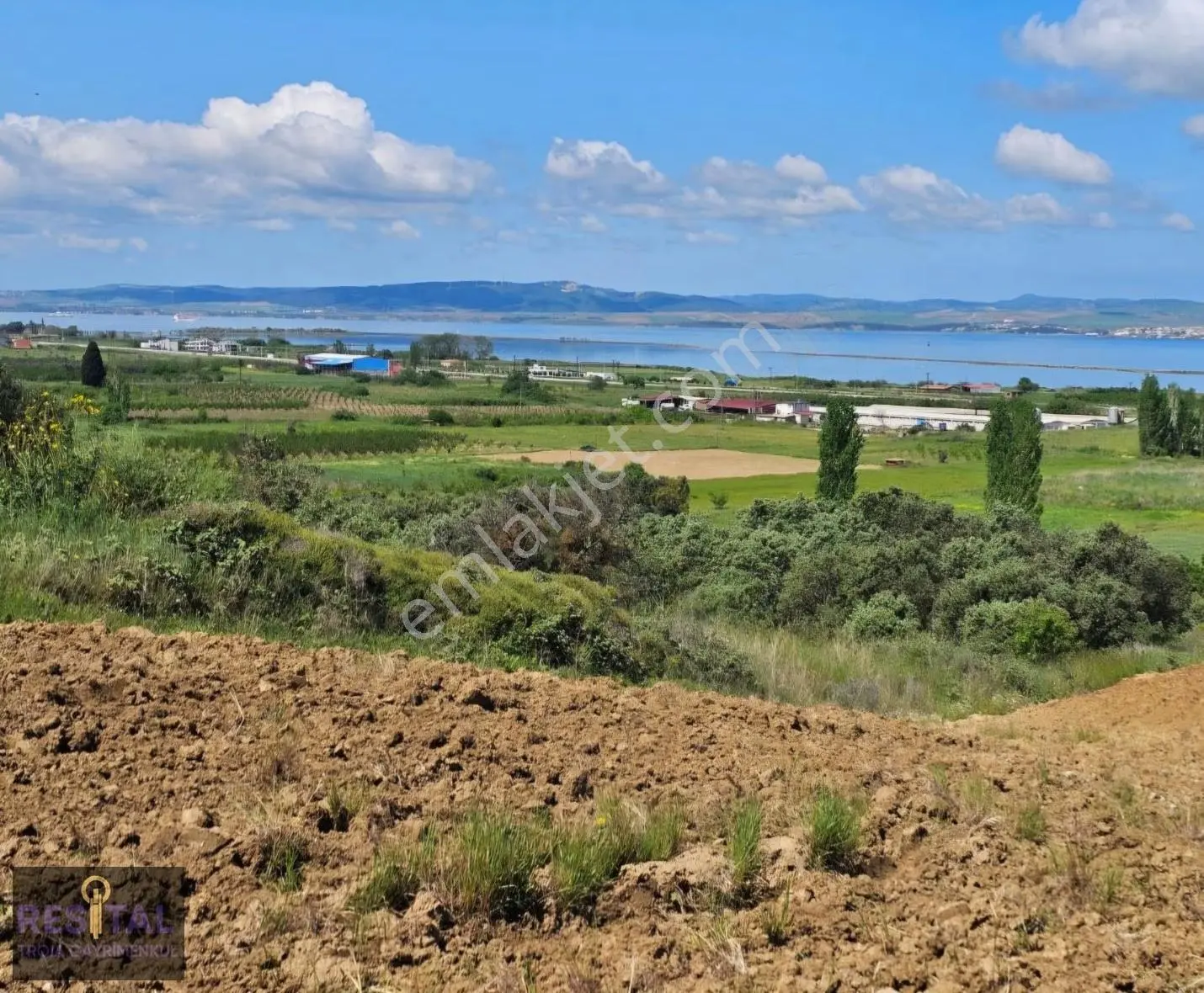Çanakkale Lapseki Çardak Satılık Muhtesem Manzaralı Tarla - Görsel 3