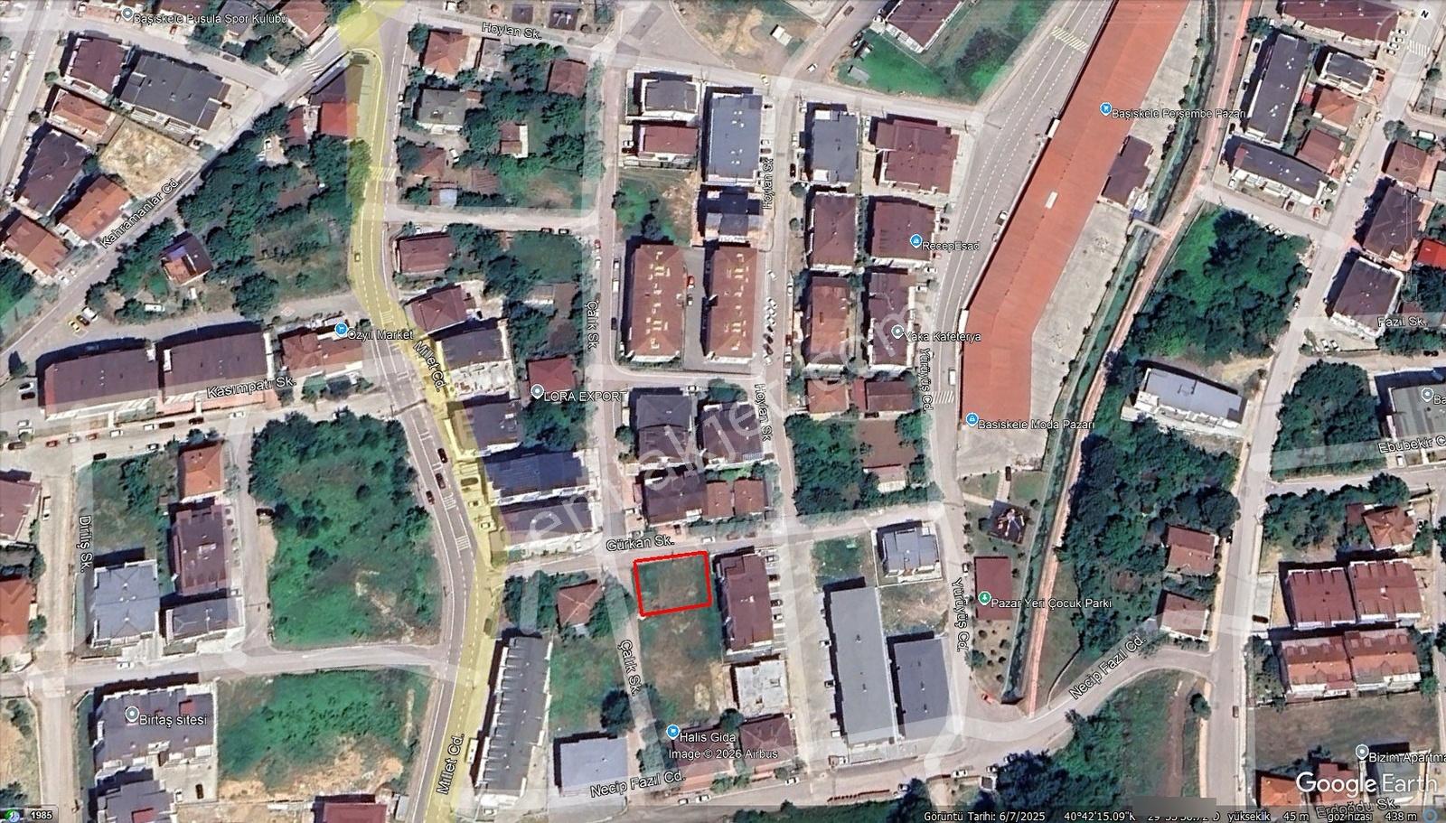 Başiskele Barbaros Mah. 347 M2 Satılık Arsa - Görsel 19