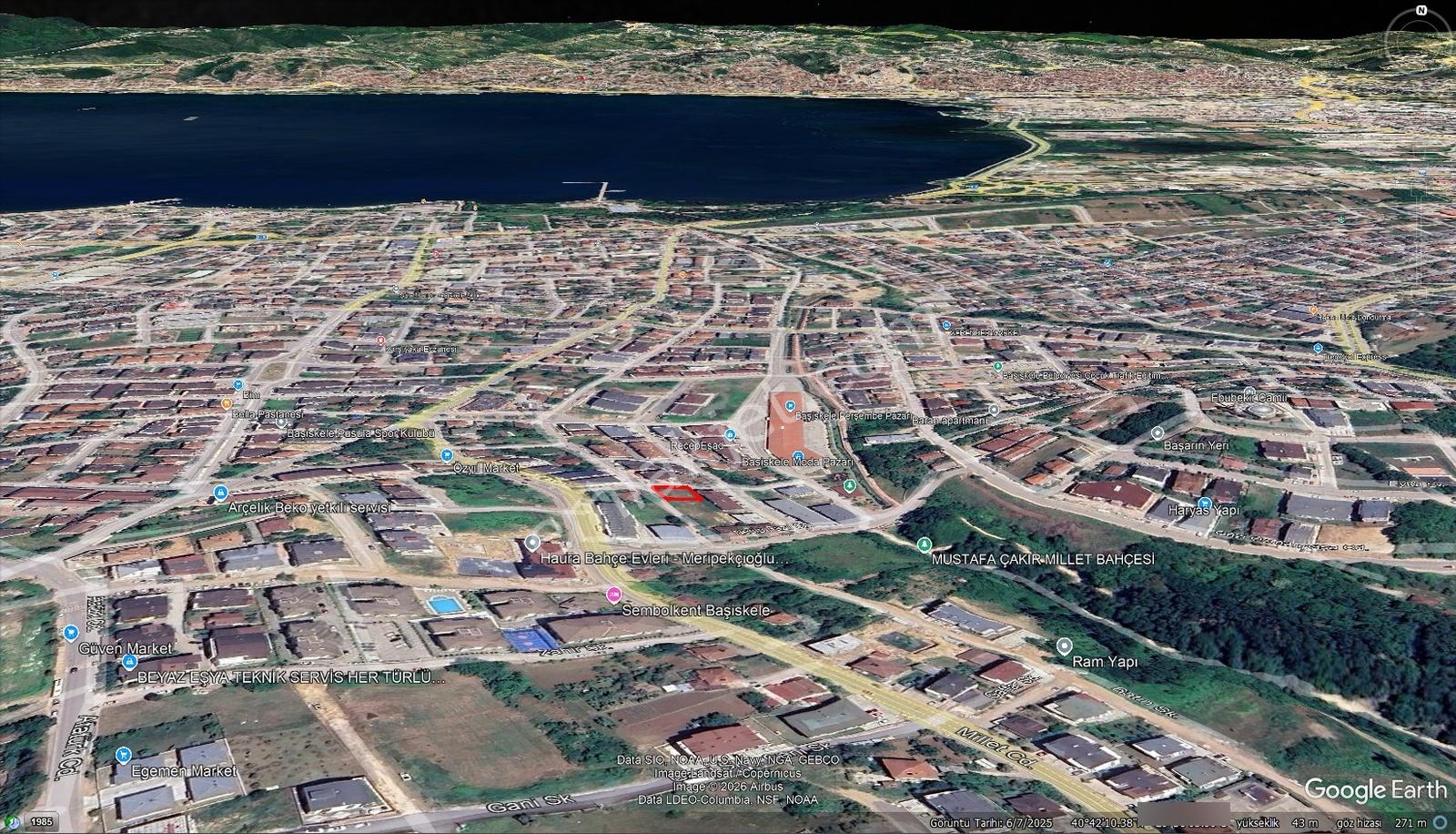 Başiskele Barbaros Mah. 347 M2 Satılık Arsa - Görsel 2
