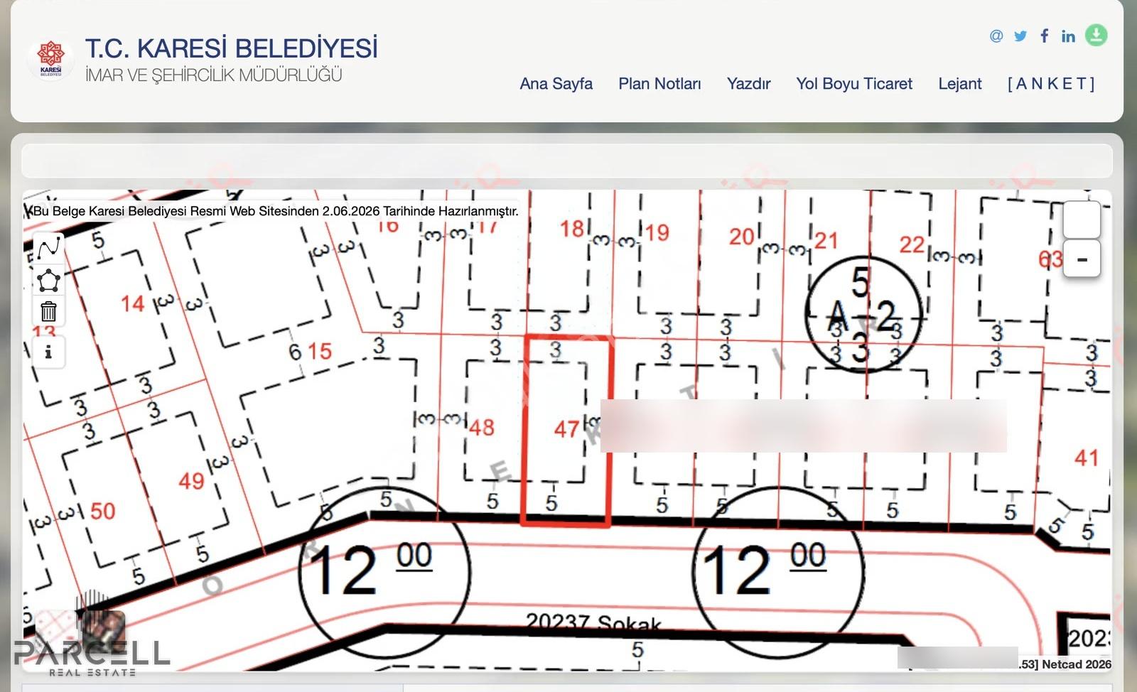 Balıkesir Karesi Kuva-i Milliye Mah. 220 M² Satılık İmarlı Arsa - Görsel 5