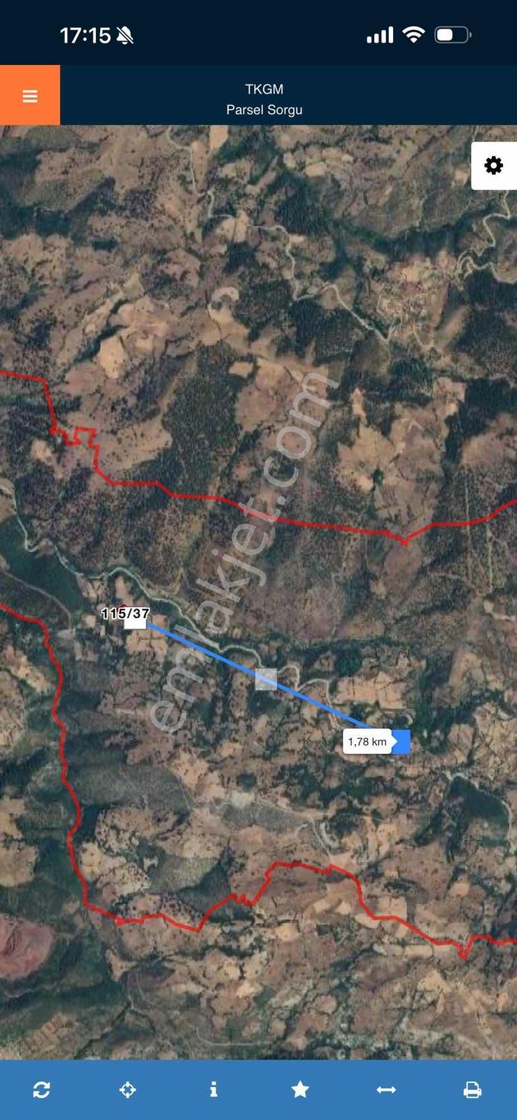 Dursunbey Akyaylada Kadastro Yola Cephe 4.325 M² Acil Satılık - Görsel 5
