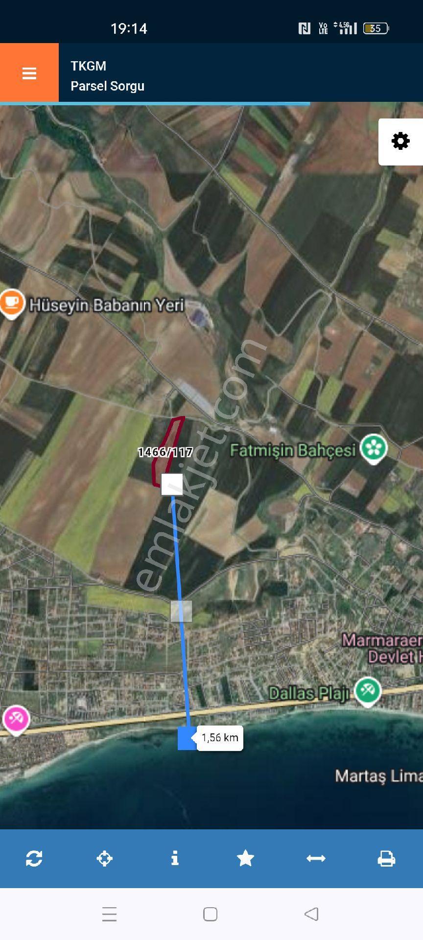 Tekirdağ Marmara Ereğlisi Dereağzı'nda Satılık 327 Metre Arsa Çatı Var Denize Yakın Yatırımlık - Görsel 6