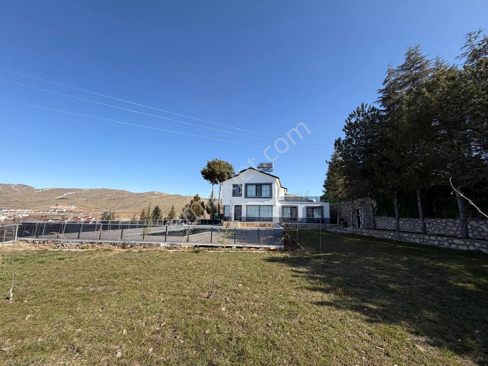 Hazar Gölüne Sıfır Özel Havuz Ve Plajlı Satılık Lüks Villa - Görsel 5