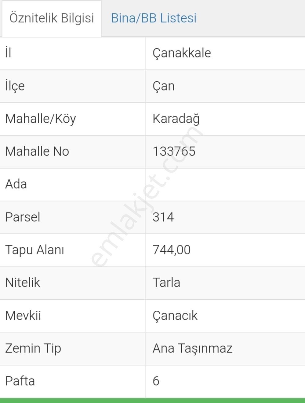 Kerim'den Satılık Çan Karadağ'da Yolu Suyu Olan Tarla - Görsel 26