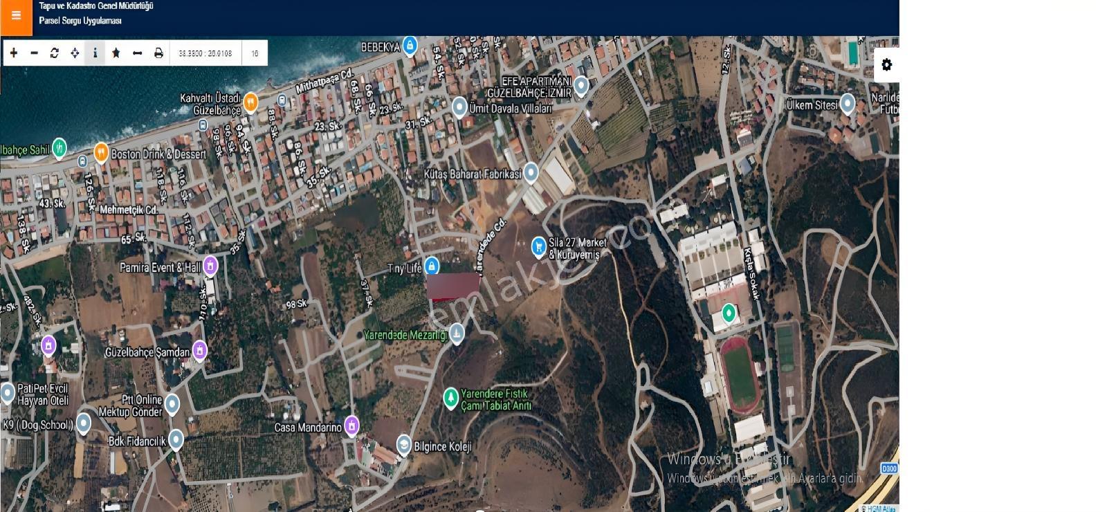 Maltepede,güzelbahçe Eü.'sine 1km.,5 Dönüm 2 Depolu Arazi - Görsel 5