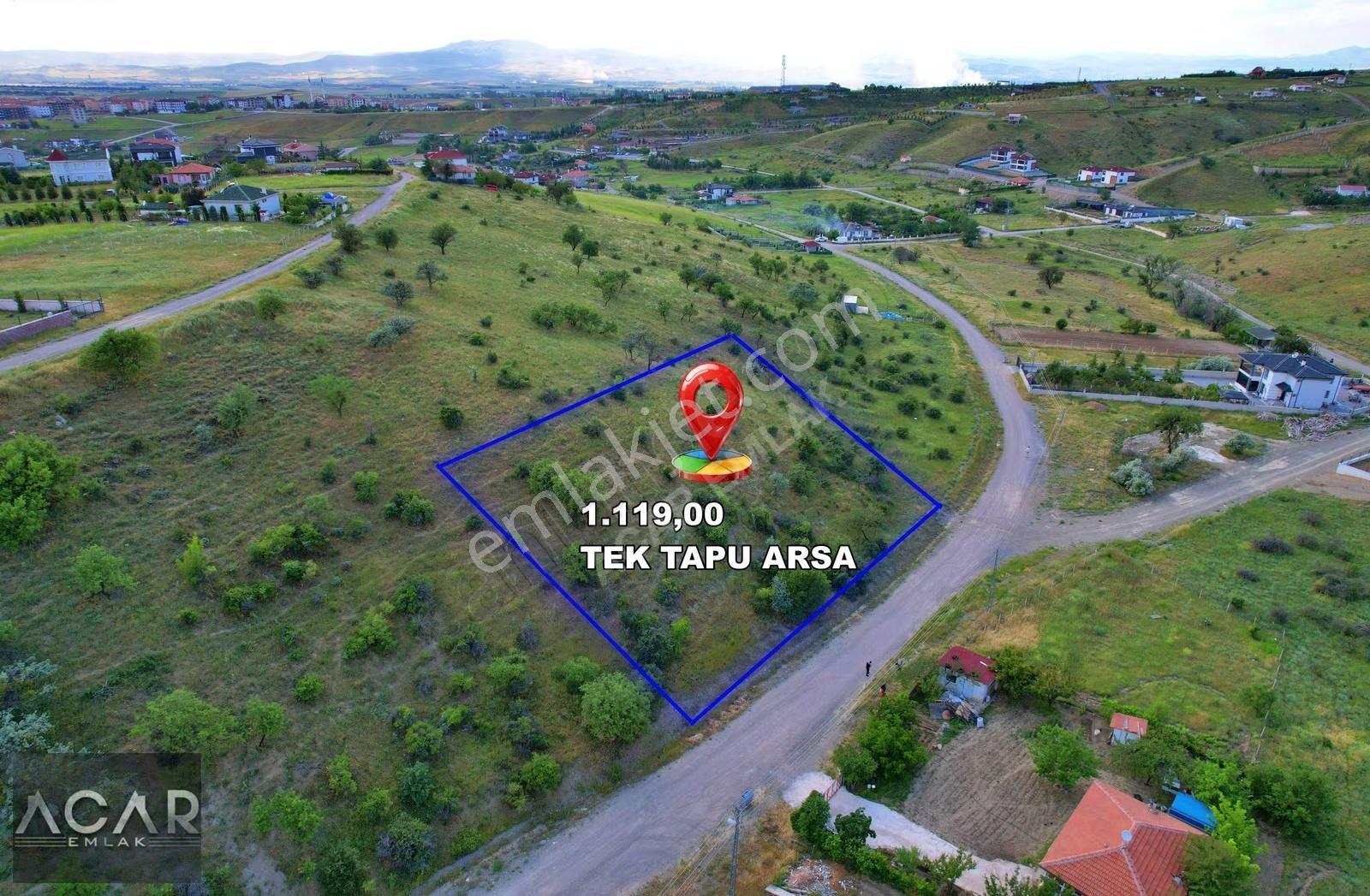 **acaremlak**bağlar Mevkinde 1,119m2 Tek Tapu Villa Arsası !! - Görsel 34