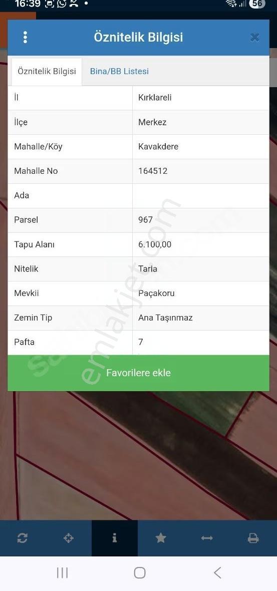Kırklareli Merkez Kavakderede Fırsat Hisse - Görsel 3