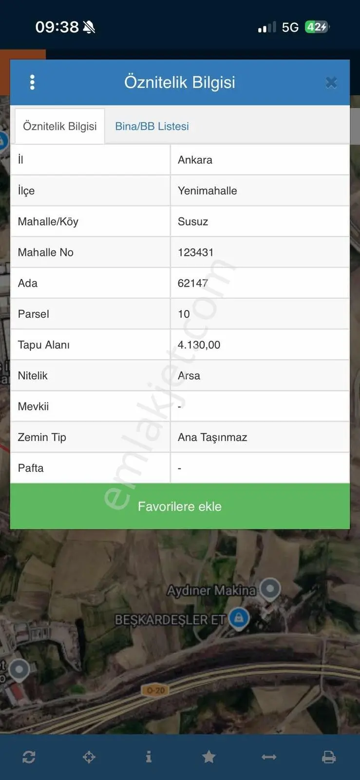 Susuz Mahallesi Villa Parseli Az Hissedarlı Kök Tapu 660m