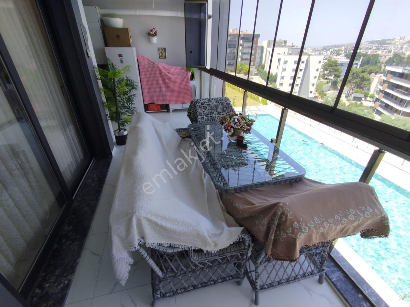 Havuzlu Sitede Çift Cepheli 2+1 Doğalgaz Isıtmalı Daire - Görsel 33
