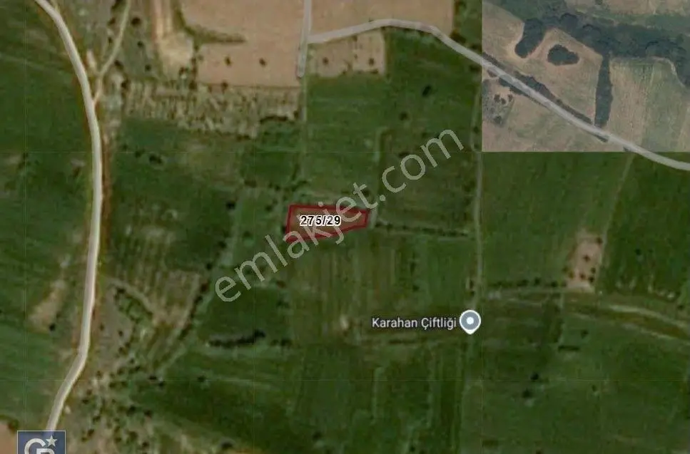 Kırklareli, Pınarhisar Satılık 1.982 M2 Tarla.