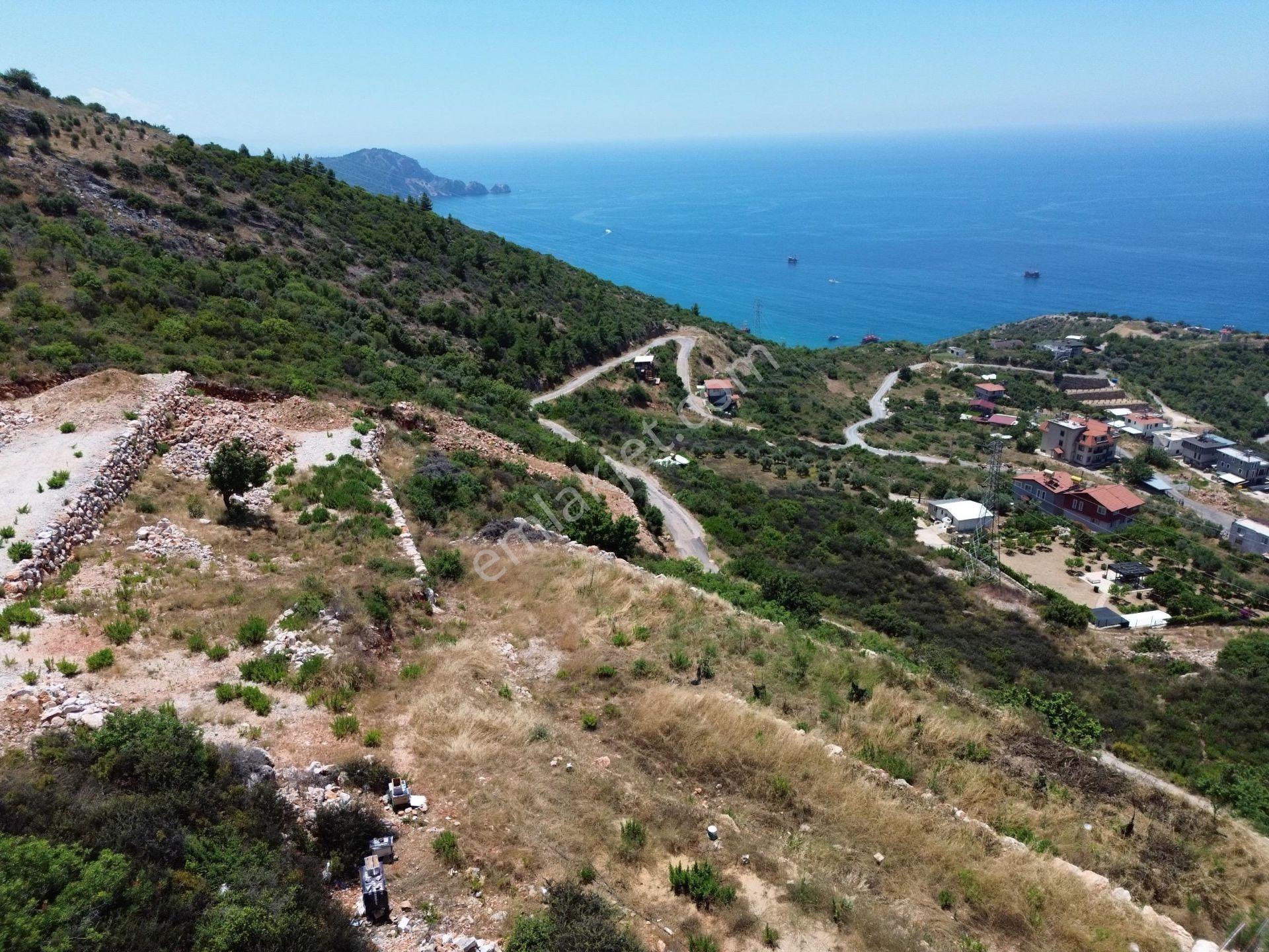 Alanya Hacımehmetli Mahallesinde Satılık 366 M2 Deniz Manzaralı Arsamız - Görsel 3