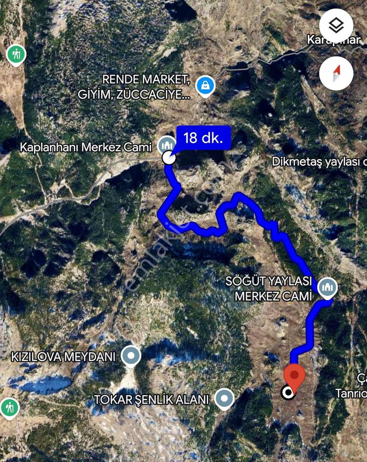Alanya Karapınarda 16.780 M2 Kiraz Bahçesi - Görsel 3