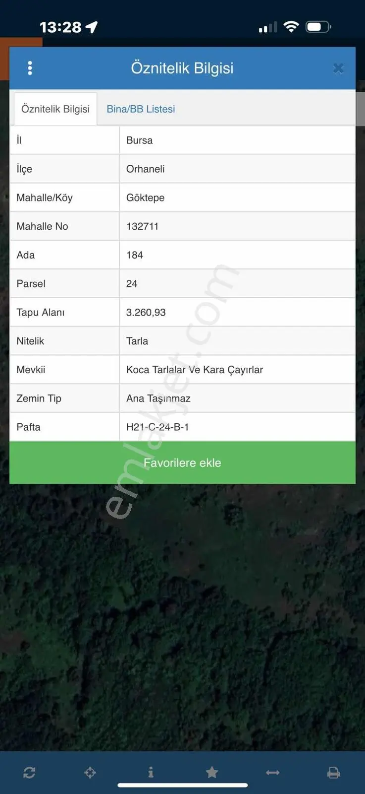 Göktepede Harika Konumda Yolu Olan Satılık 3250 M2 Tek Tapu Arsa - Görsel 2