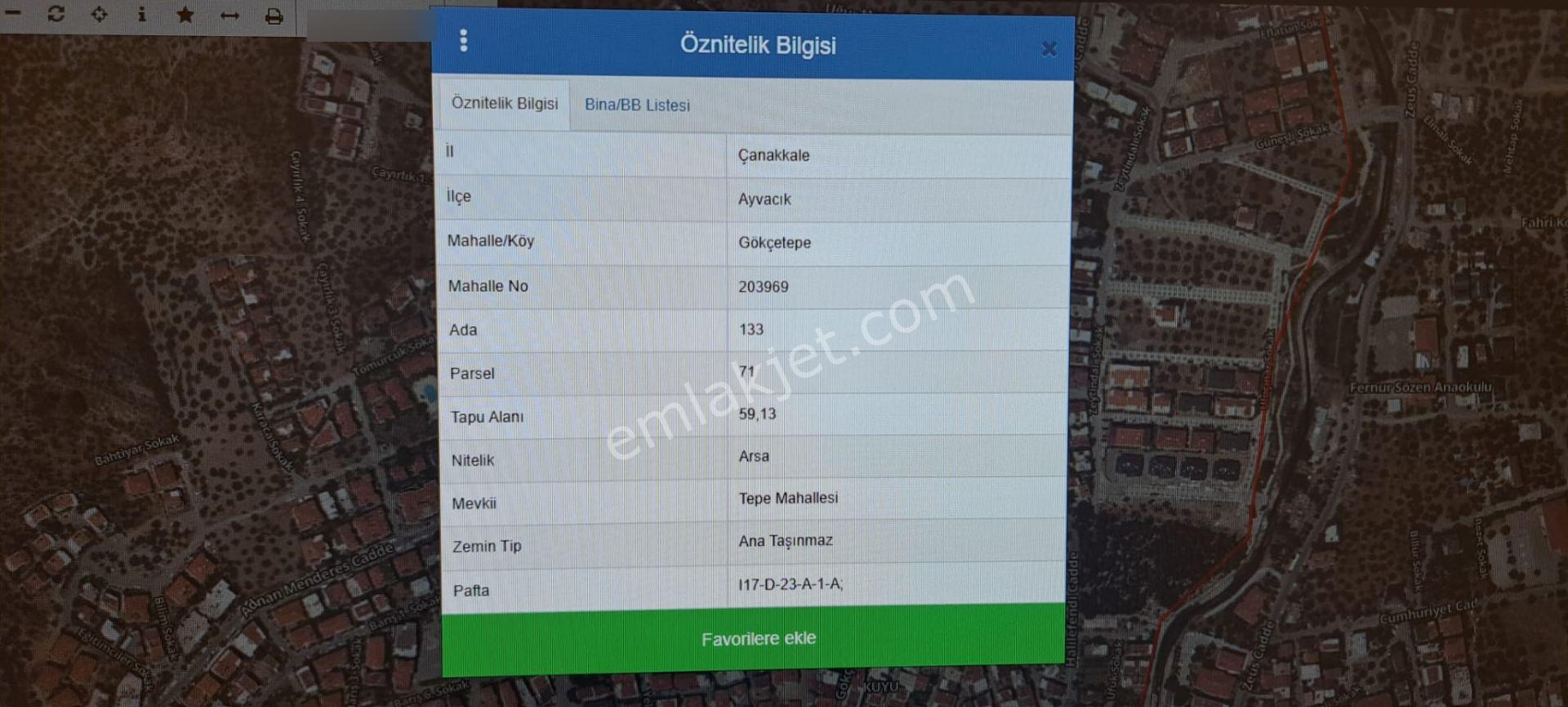 Çanakkale Küçükkuyuda İmarlı 2 Parça 172 M2 6 Daire Yapımı İzini Olan Arsa - Görsel 6