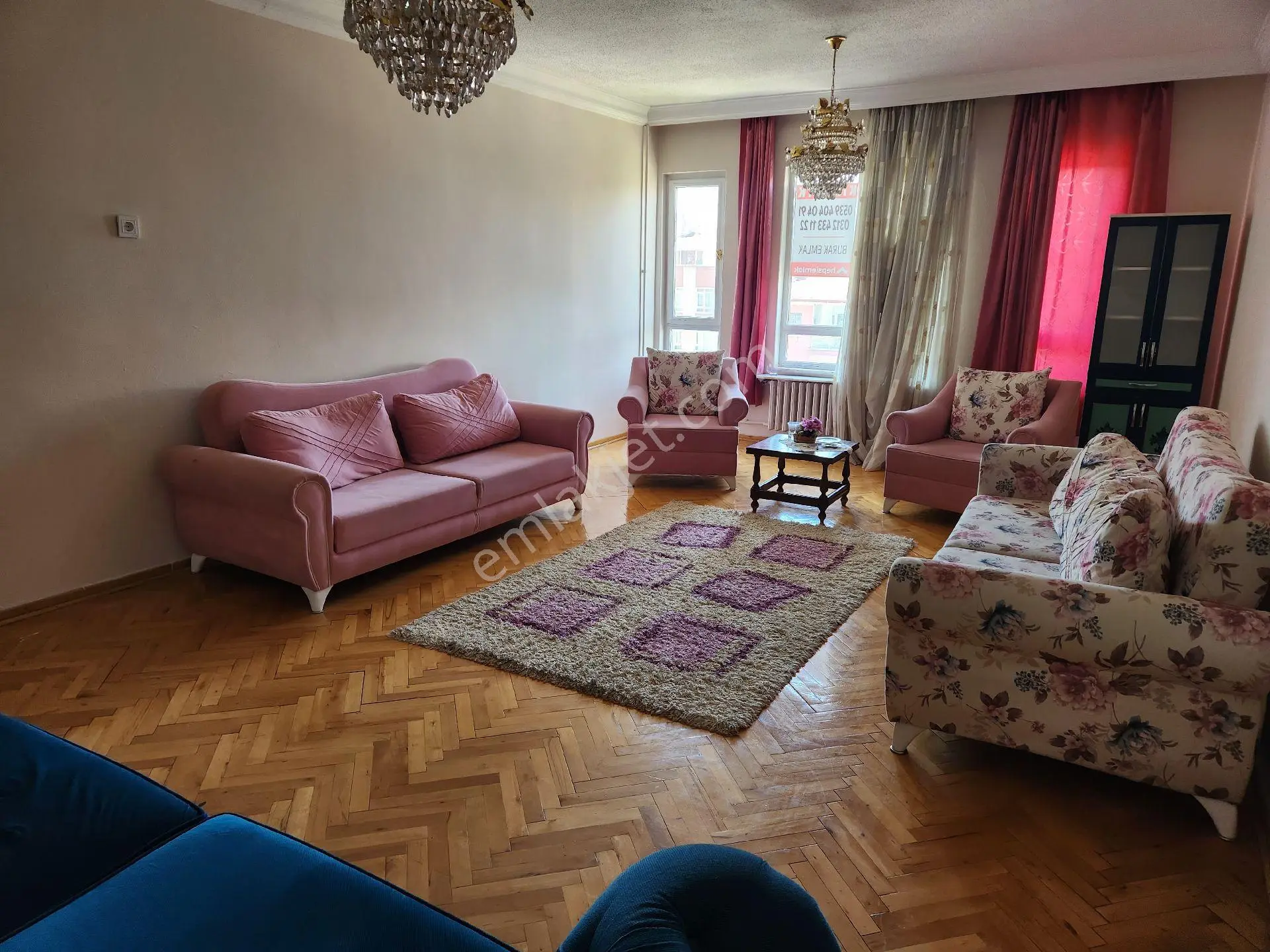 Burak Emlak'dan Kiralık Daire Kurtuluş Kıbrıs Cd. 3+1 B.salon Yapılı Eşyalı - Görsel 4
