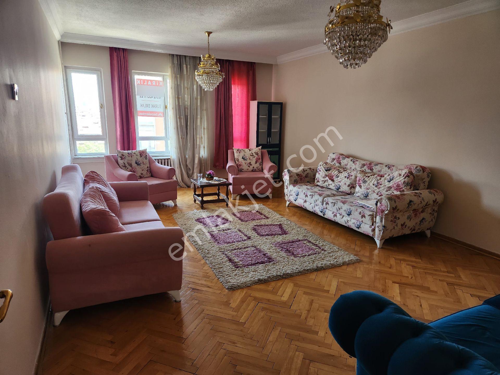 Burak Emlak'dan Kiralık Daire Kurtuluş Kıbrıs Cd. 3+1 B.salon Yapılı Eşyalı
