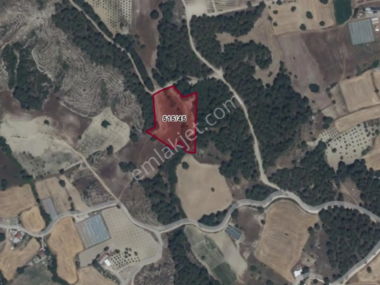 Bucak Çamlık'ta 7.693 M² Müstakil Tapulu Yatırımlık Tarla