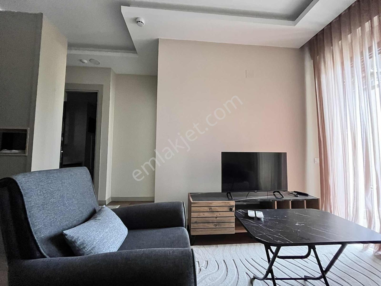 Eşyalı İskanlı Kat Mülkiyetli Lüks 1+1 Denize Yakın Daire - Görsel 27