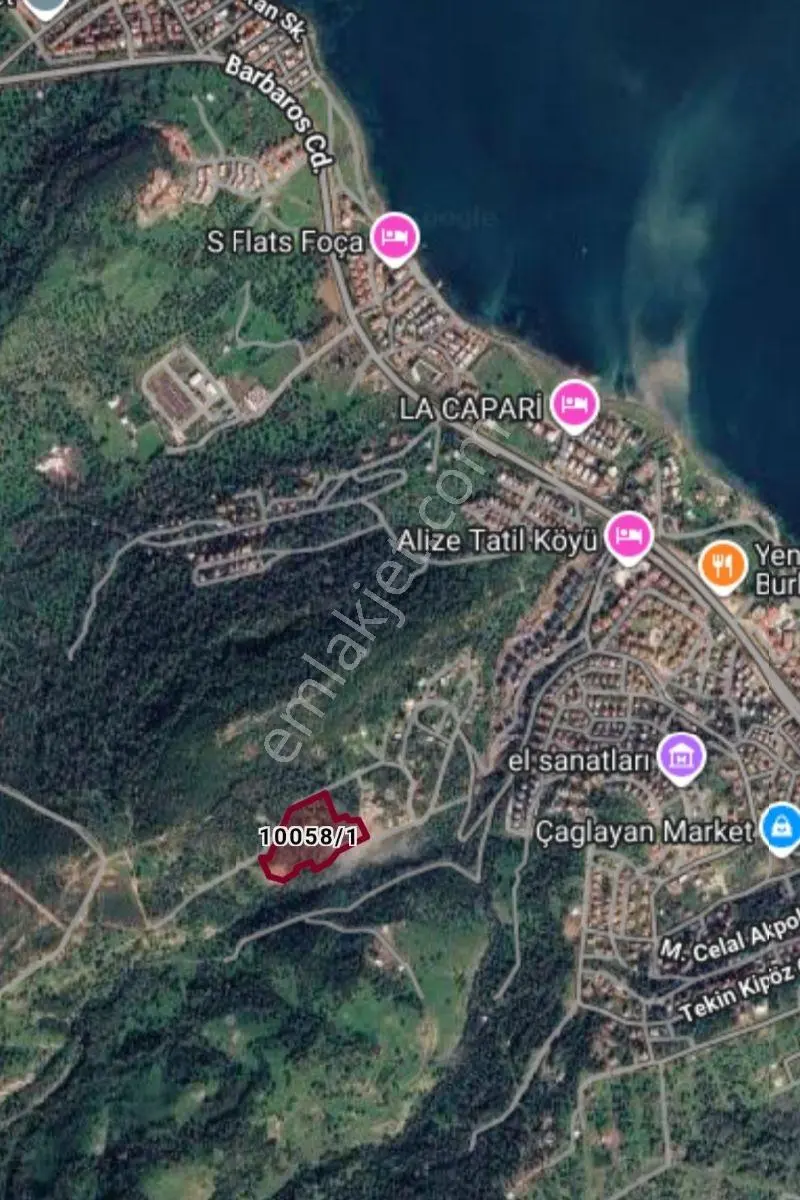 Yeni Foça'da 339 M² Prefabrik Ev İçin Hazır Yatırımlık Arsa - Görsel 3