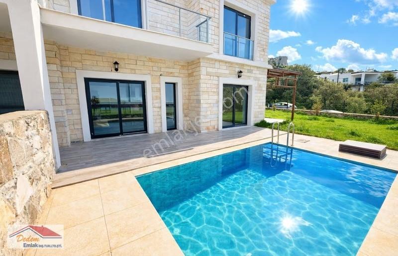 Gündoğan Merkez Sıfır Müstakil Havuzlu 4+1 Eşyasız Kiralık Villa - Görsel 29