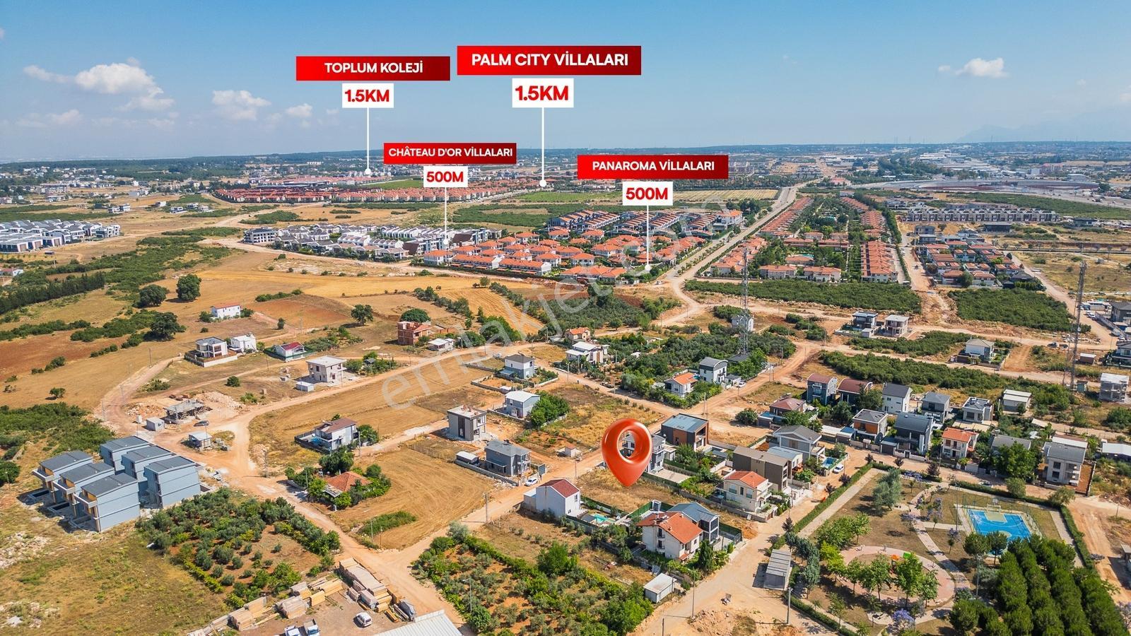 Döşemealtı Villalar Bölgesinde 340 M2 Satılık Arsa - Görsel 9