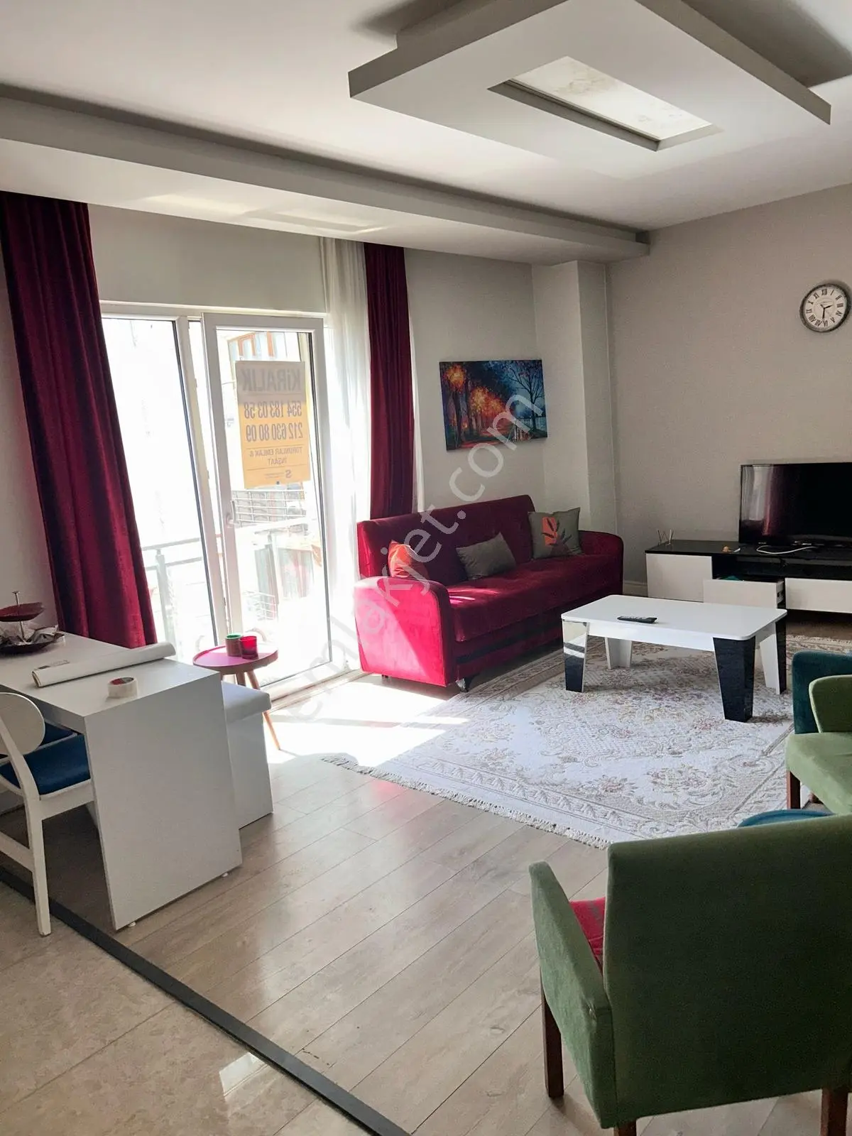 Torunlar Emlaktan Kiralik Esyali 1+1 Lüks Güvenli Sitede Daire - Görsel 6