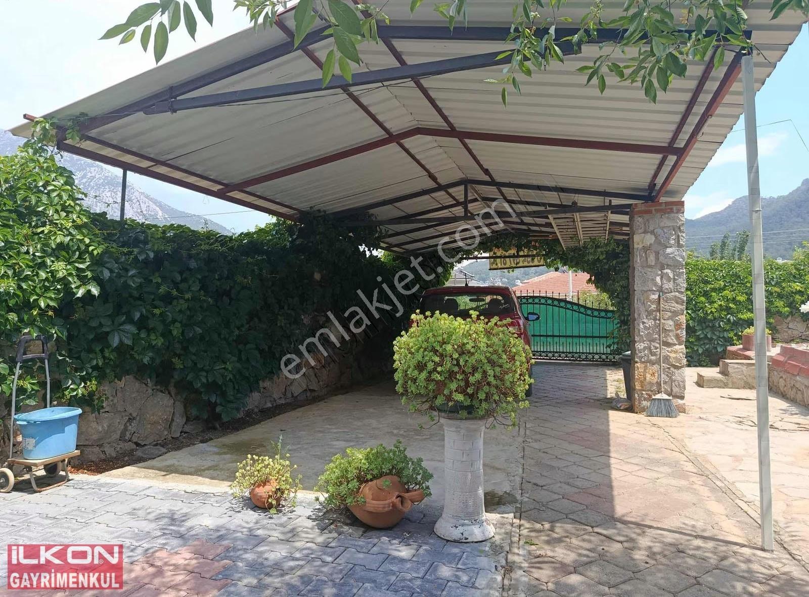 Fethiye Üzümlü Mah.de İlkon'dan Satılık Özel Tasarım Taş Villa - Görsel 30