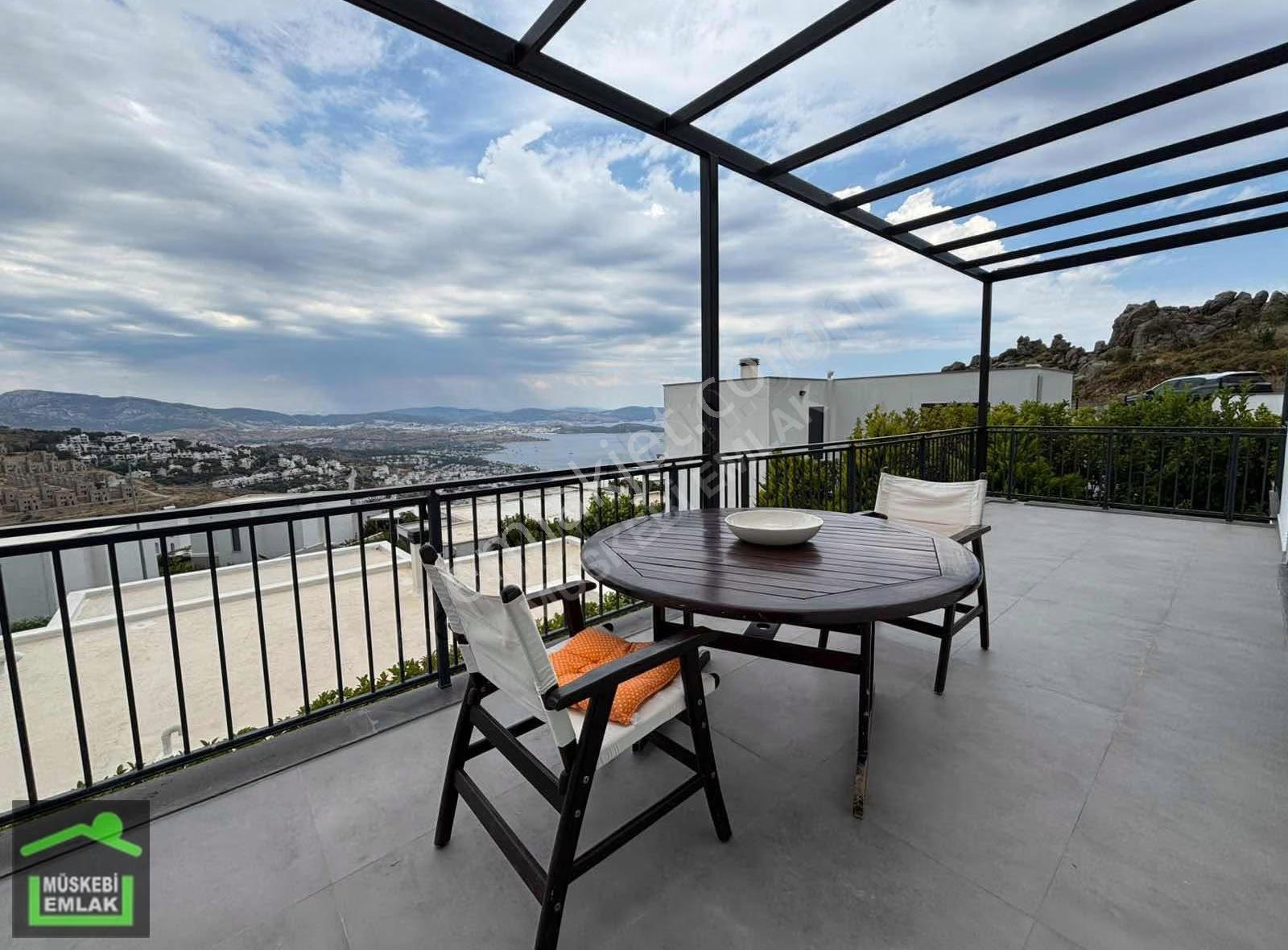 Bodrum Bağla Panoramik Manzaralı Tam Müstakil 4+1 Dubleks Villa - Görsel 35