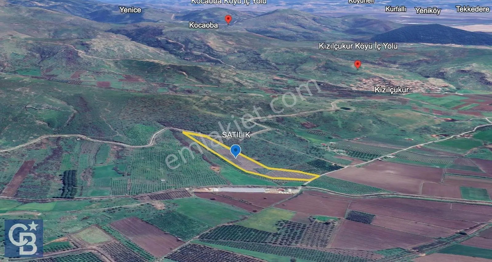 Cb Odak'tan Dikili Kızılçukur'da Satılık 23.060 M² Zeytinlik - Görsel 2