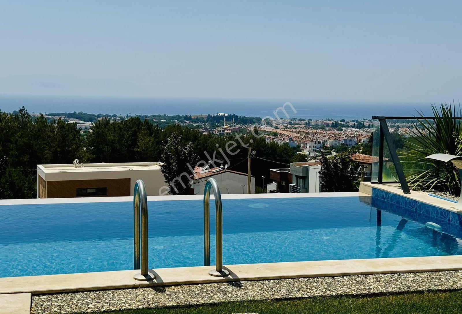 Özel Havuzlu, Panoramik Deniz Manzaralı, Hamam Saunalı Villa - Görsel 14