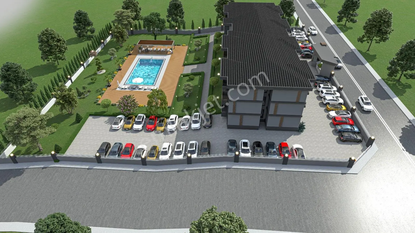 Önerler Gölbaşı Mevkii Site İçi Sıfır 1+1 Manzaralı Daire