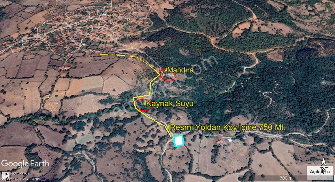 Balya Doğanlar'da Yola Cepheli 1425 M² Satılık Tarla Sahibinden - Görsel 9