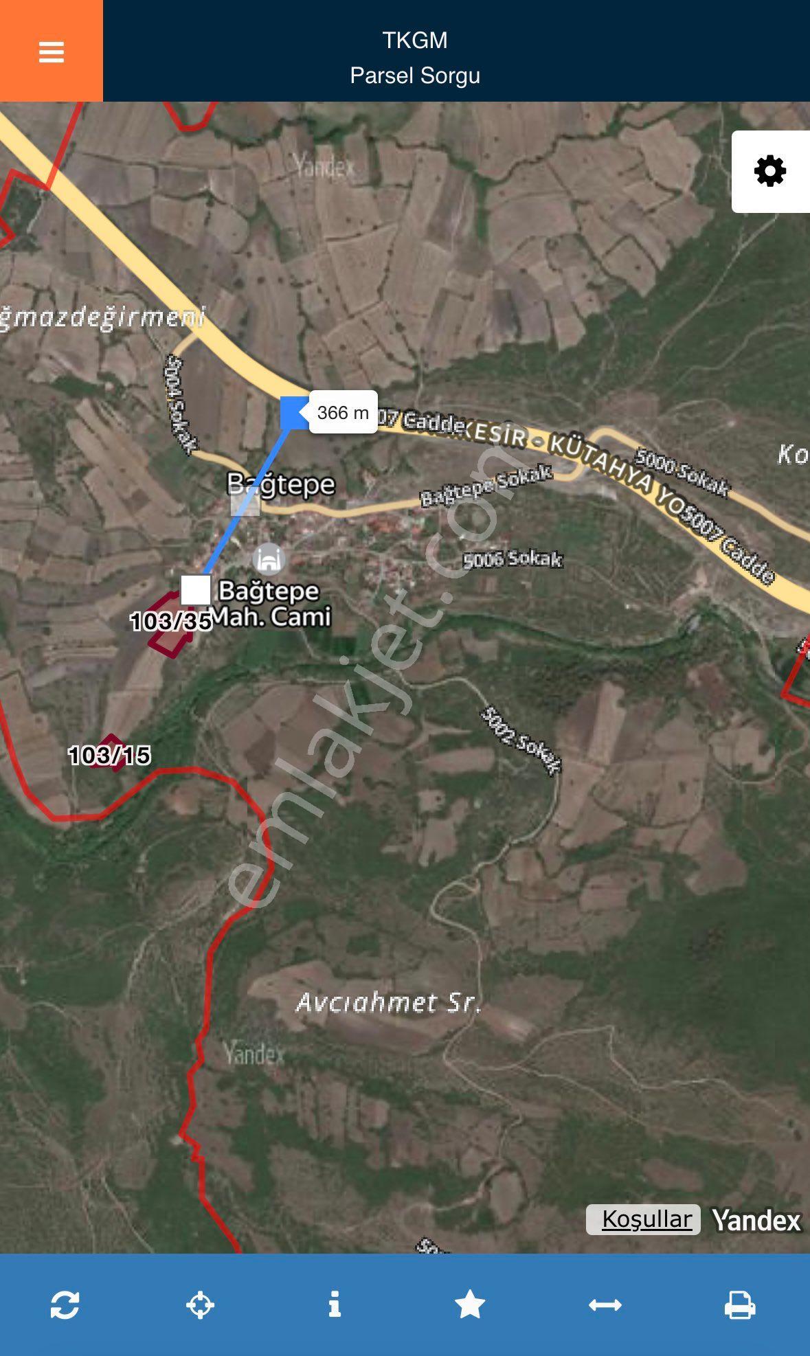 Balıkesir Kepsut İlçeye 5 Km Mesafede Bağtepe’de Köy Yerleşik Alanı İmara Sınıt 5 Dönüm Arsa Vasf - Görsel 8