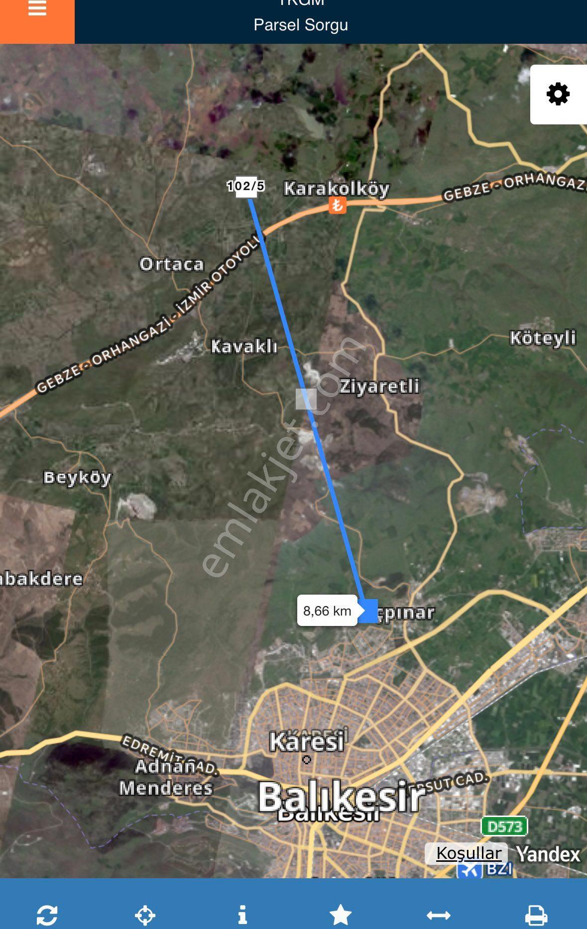 Balcity - Balıkesir Karesi Karakol Mah. Yatırımlık 1.851 M2 Tarla - Görsel 4