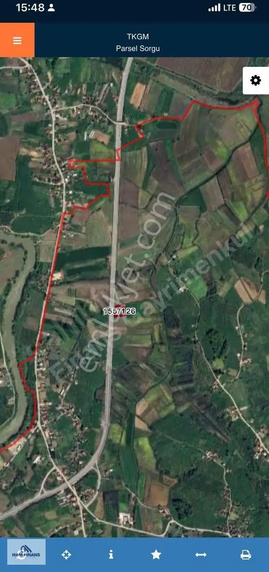 Sakarya Karasu Yuvalıdere De Ana Yol Kenarı Çapı Düzgün Tarla - Görsel 2