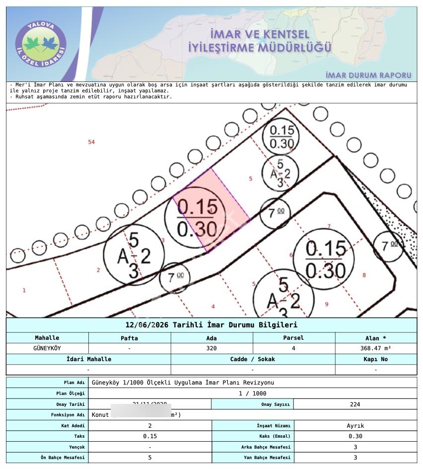 Yalova Güneyköy'de Satılık Arsa - Görsel 7
